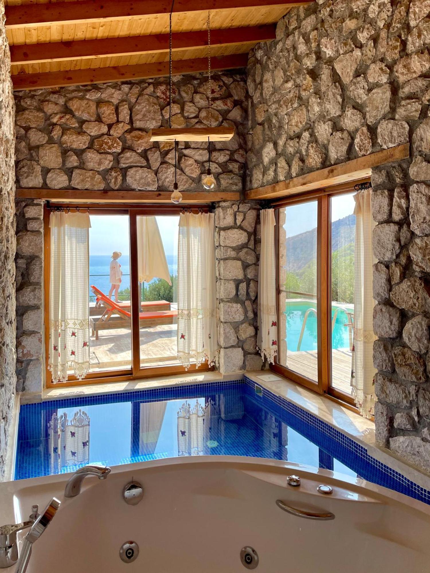 Shavilla Kalkan - Yali ' Da Korunakli 1+1 Villa Patara Exterior foto